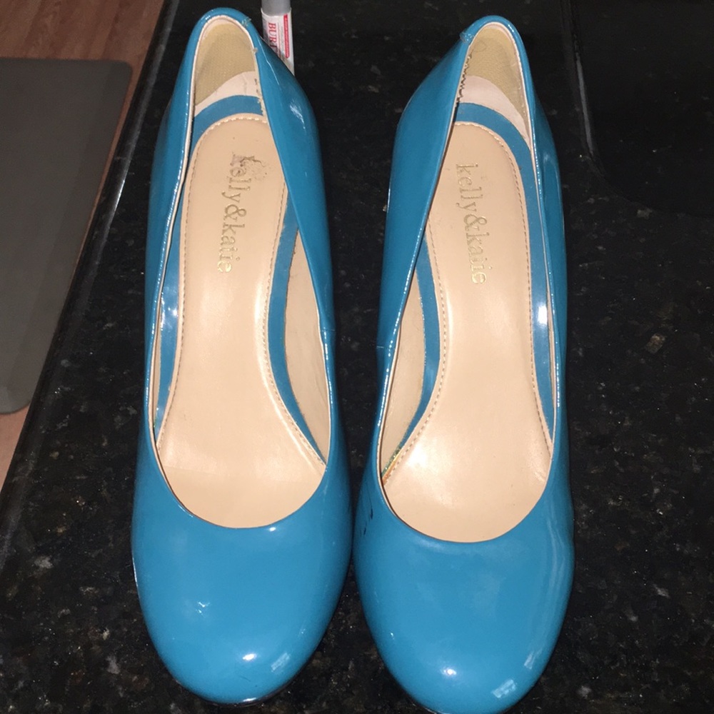 Blue heels